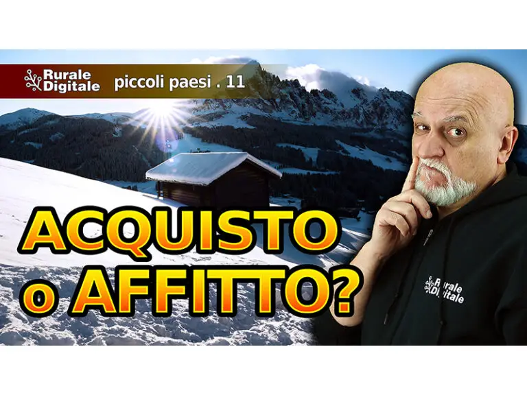 E' meglio l'acquisto o l'affitto?