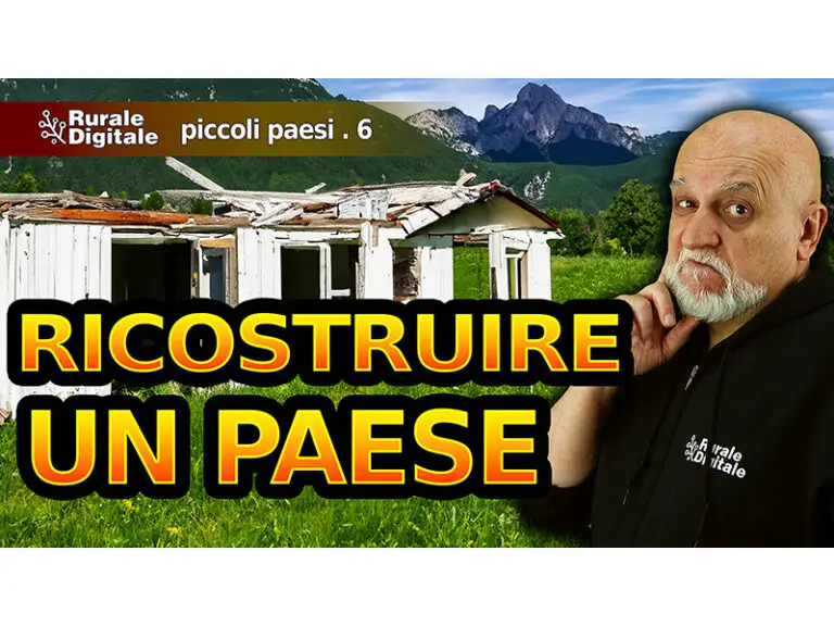 ricostruire un paese che si spopola