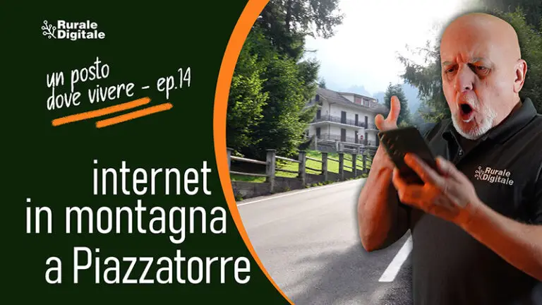 un posto dove vivere - internet in montagna a Piazzatorre